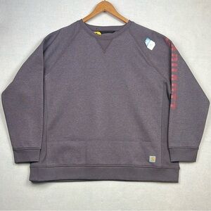 NWT Carhartt Sweatshirt Women’s Size 3X 24W/26W Relaxed Fit Sleeve Hit Crewneck